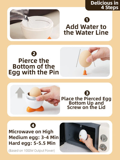 Eggy Express™: The Microwave Egg Cooker for Perfect Eggs in Minutes