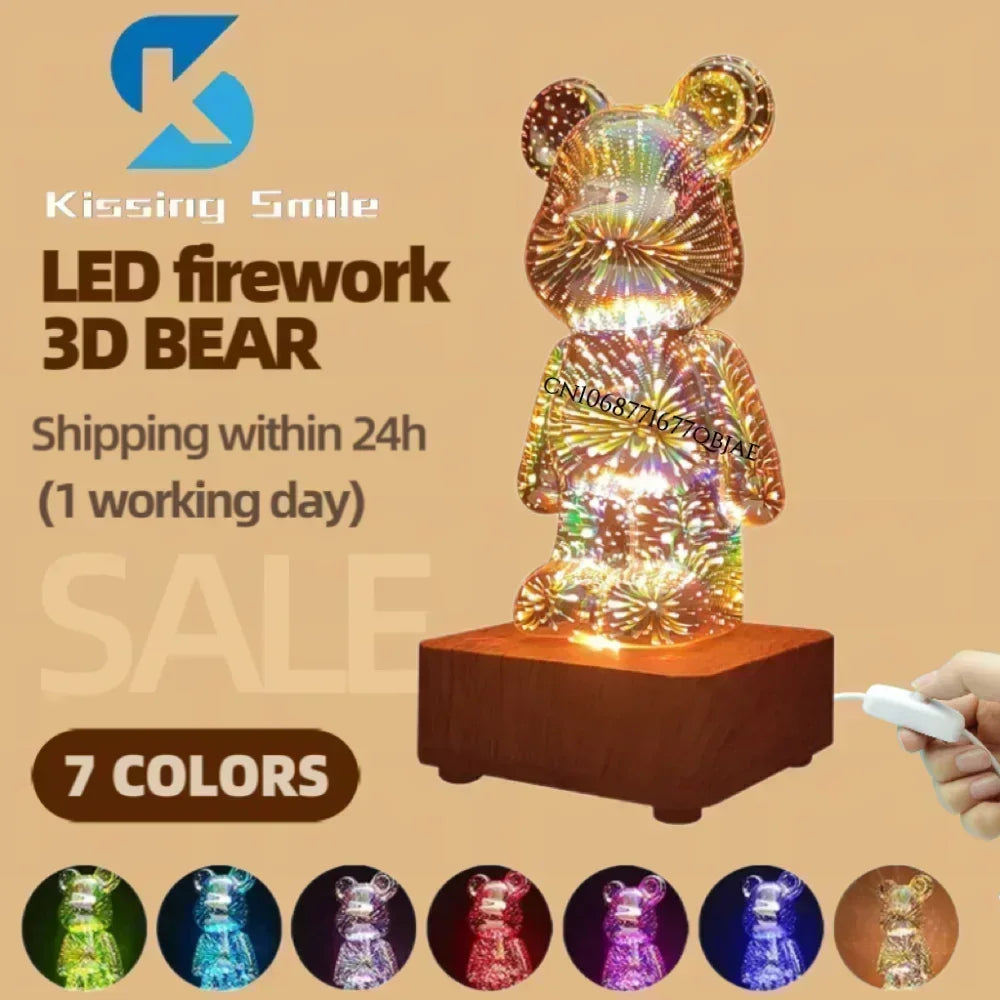 TwinkleBear's Dreamland: The Magical 3D LED Projector with Colour-Changing Fireworks & Calming Nebula