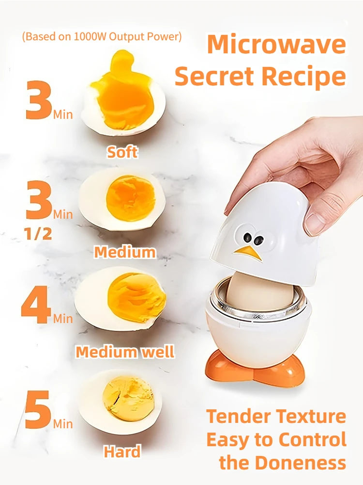 Eggy Express™: The Microwave Egg Cooker for Perfect Eggs in Minutes