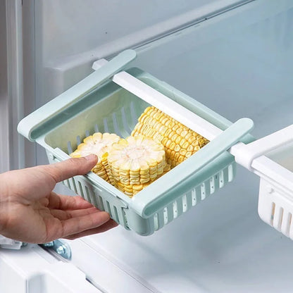 FridgeBliss™ Stack & Slide: Maximise Your Fridge Space with Clear Drawer Organisers