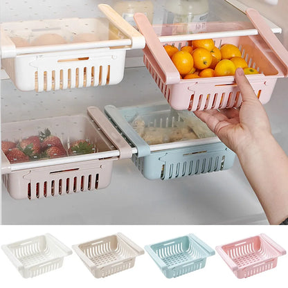 FridgeBliss™ Stack & Slide: Maximise Your Fridge Space with Clear Drawer Organisers